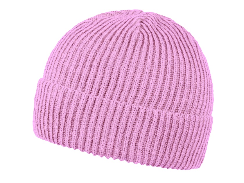 wrap beanie — Růžová