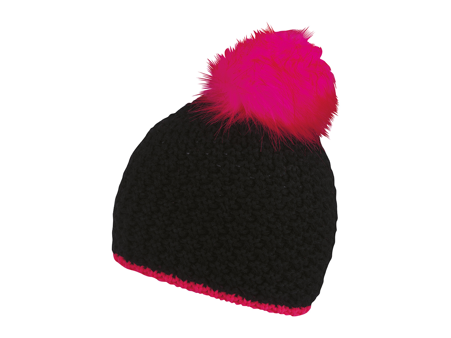 glow fur — Neon růžová