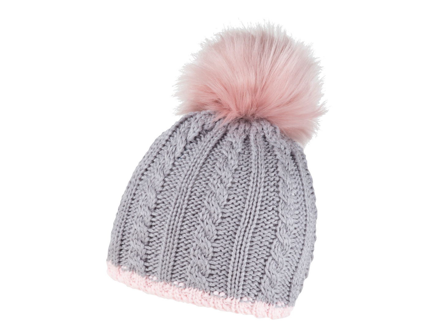 braid knit — Šedá